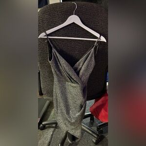 Elegant Silver Women's Dress